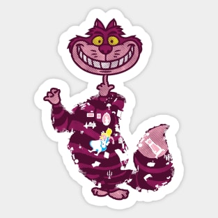 Mad Cat Sticker